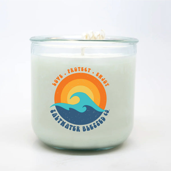 Love Protect Enjoy Our Oceans, Soy Wax Candle