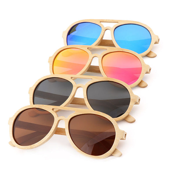 Outer Banks Aviators Bamboo Sunglasses