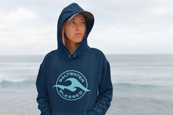 Hoodie Sweatshirt Pacific Blue